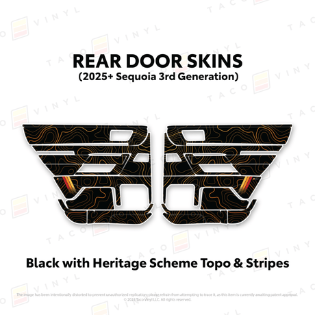 2023+ Sequoia Door Skins - Xtrusion Overland