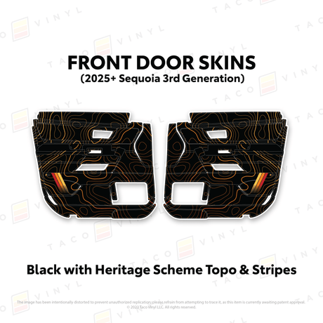 2023+ Sequoia Door Skins - Xtrusion Overland