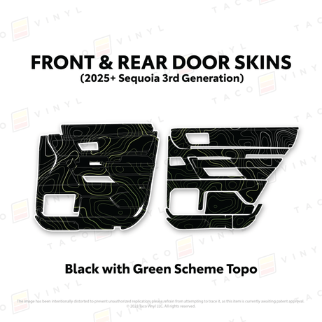 2023+ Sequoia Door Skins - Xtrusion Overland