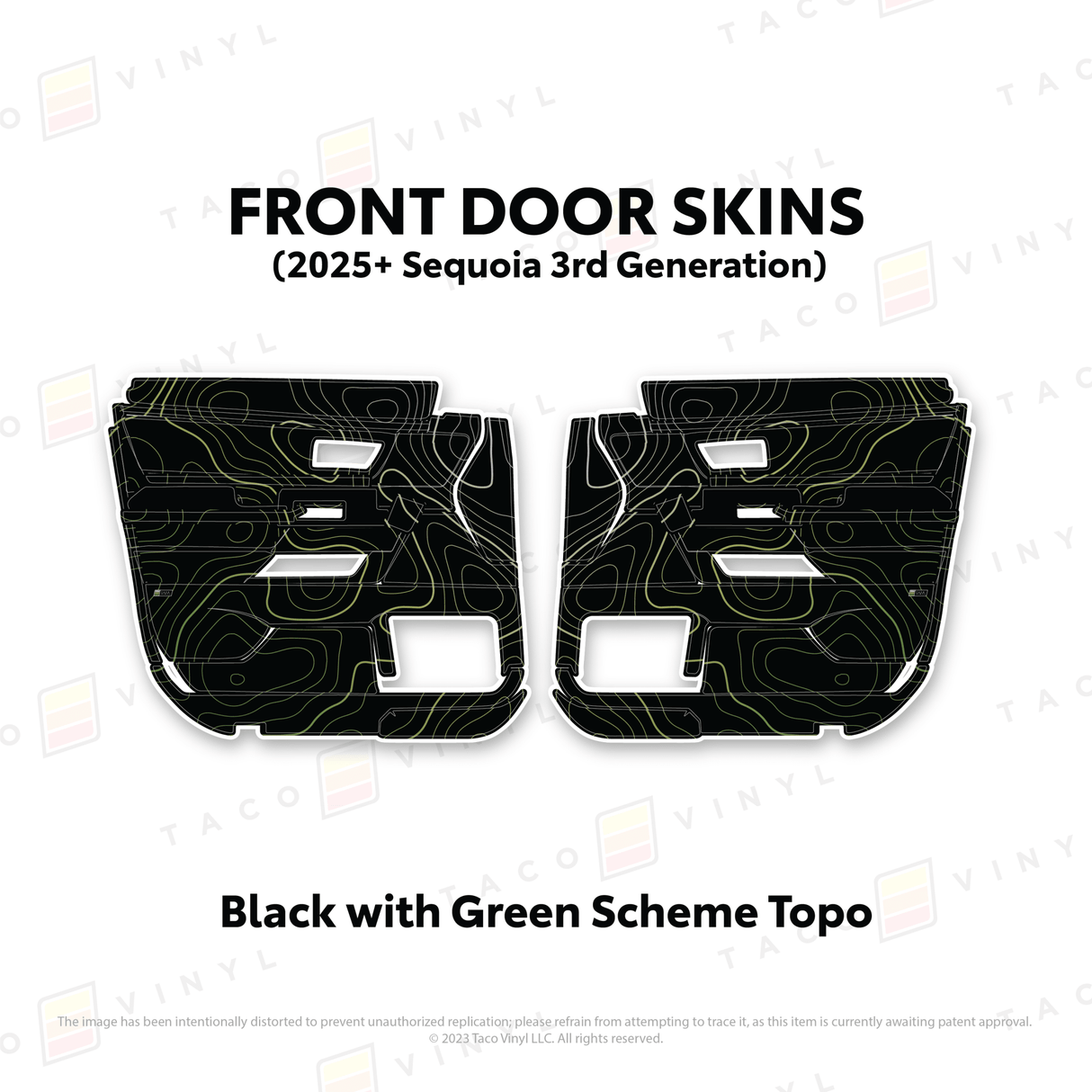 2023+ Sequoia Door Skins - Xtrusion Overland