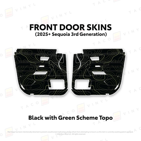 2023+ Sequoia Door Skins - Xtrusion Overland