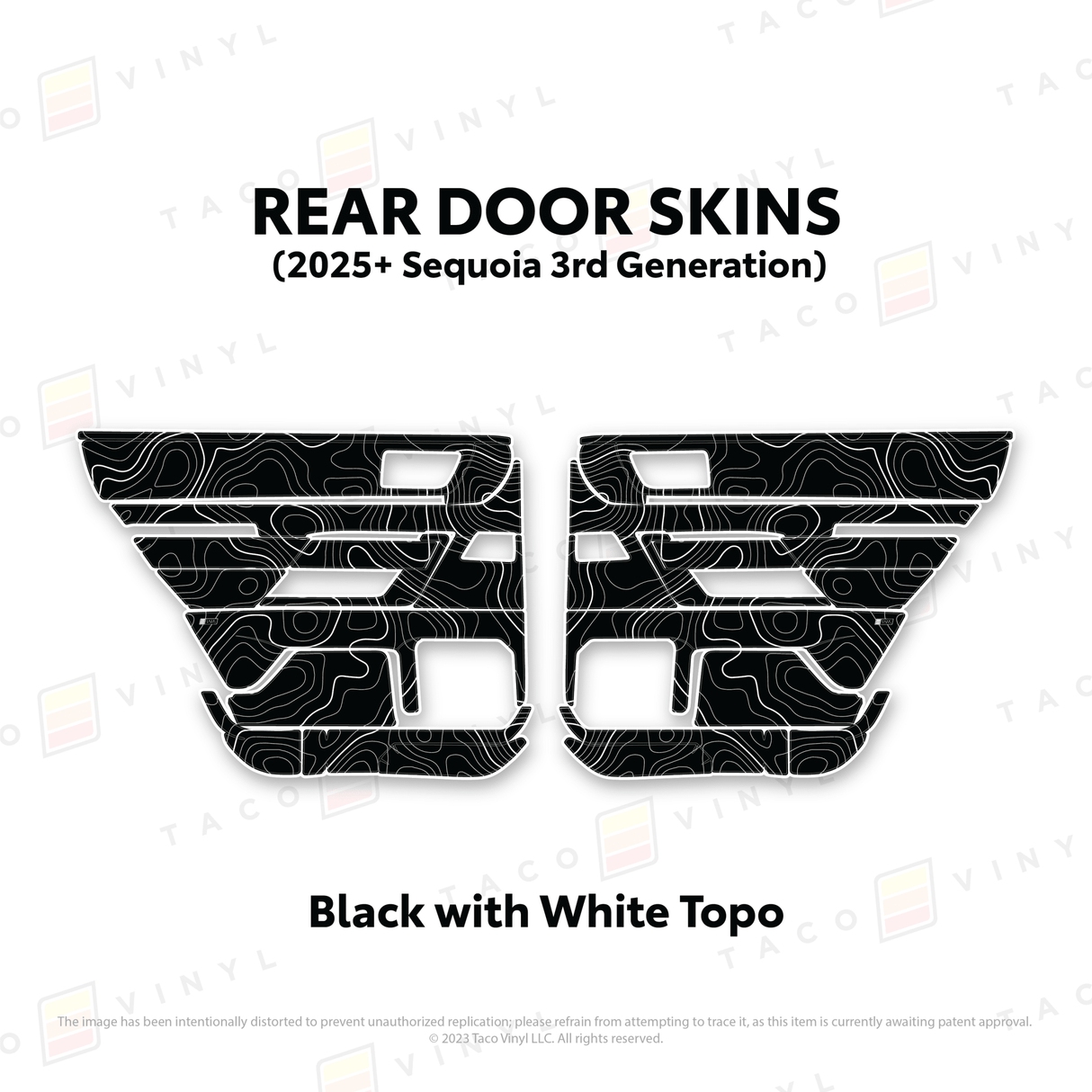 2023+ Sequoia Door Skins - Xtrusion Overland