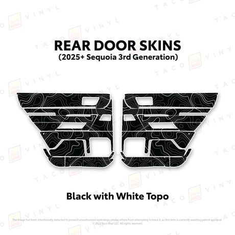 2023+ Sequoia Door Skins - Xtrusion Overland