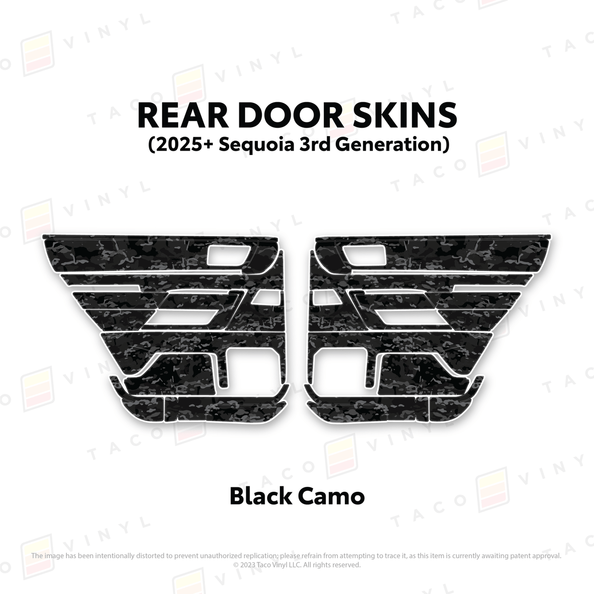 2023+ Sequoia Door Skins - Xtrusion Overland