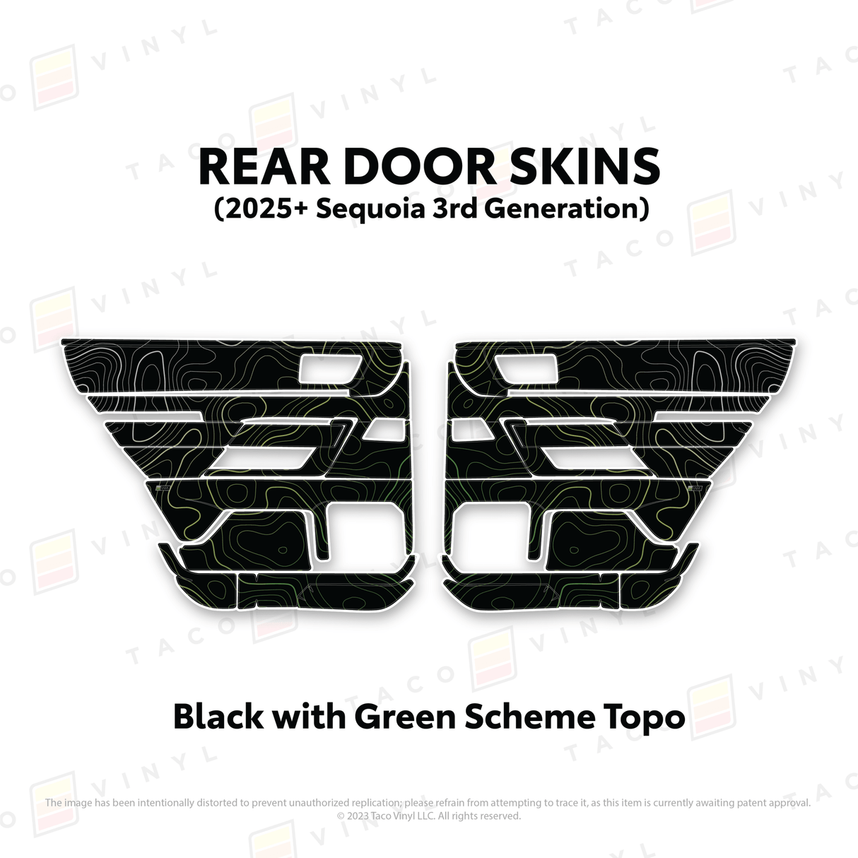 2023+ Sequoia Door Skins - Xtrusion Overland