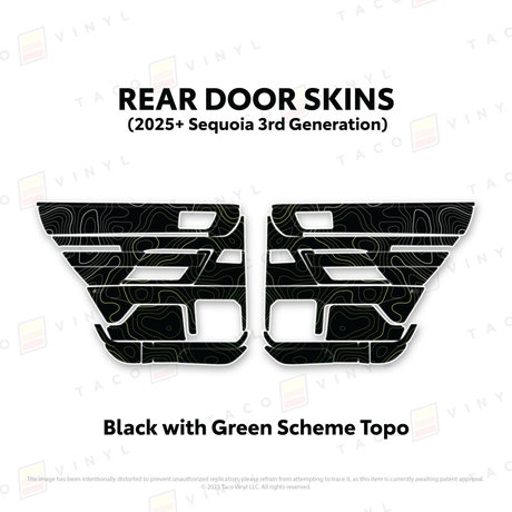 2023+ Sequoia Door Skins - Xtrusion Overland