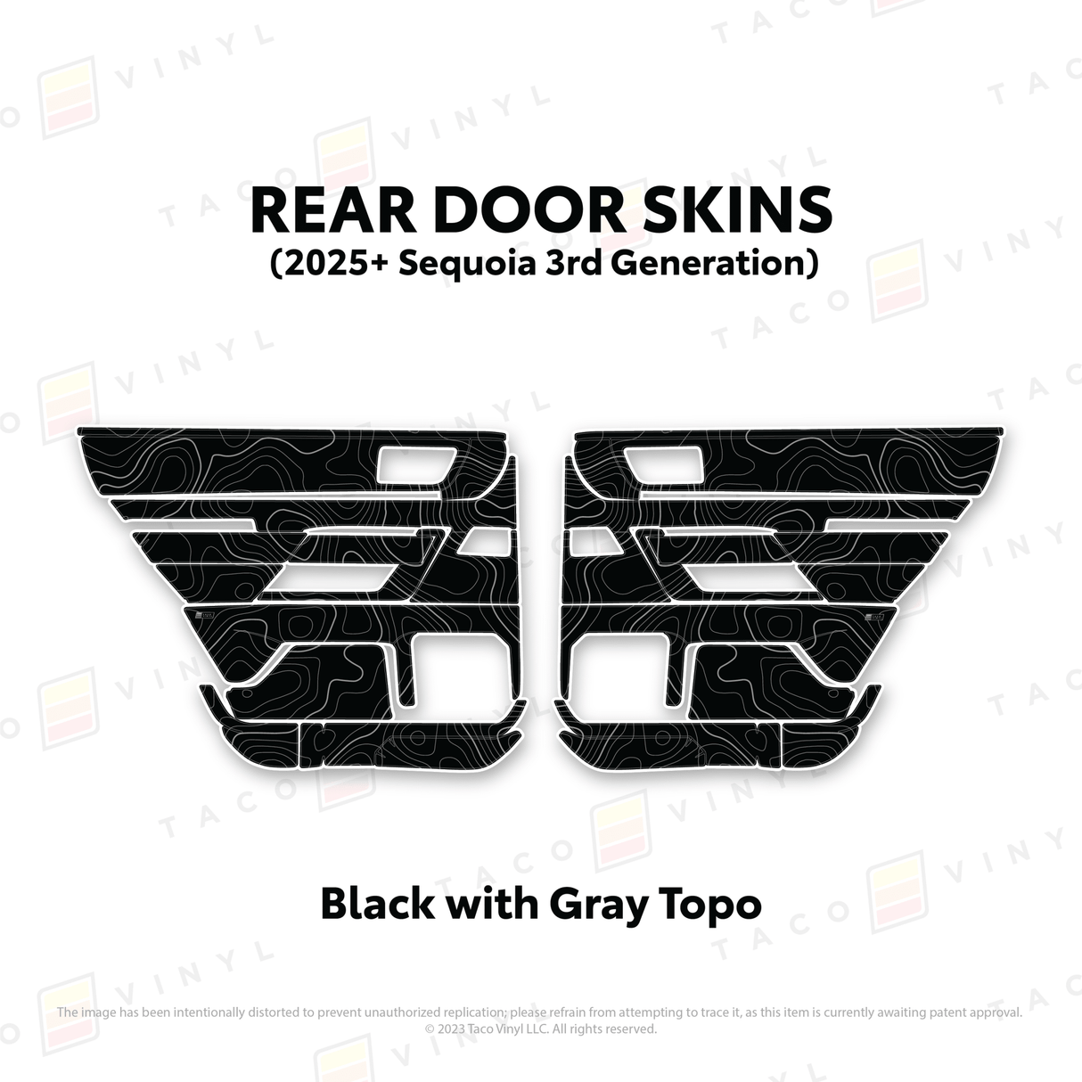 2023+ Sequoia Door Skins - Xtrusion Overland