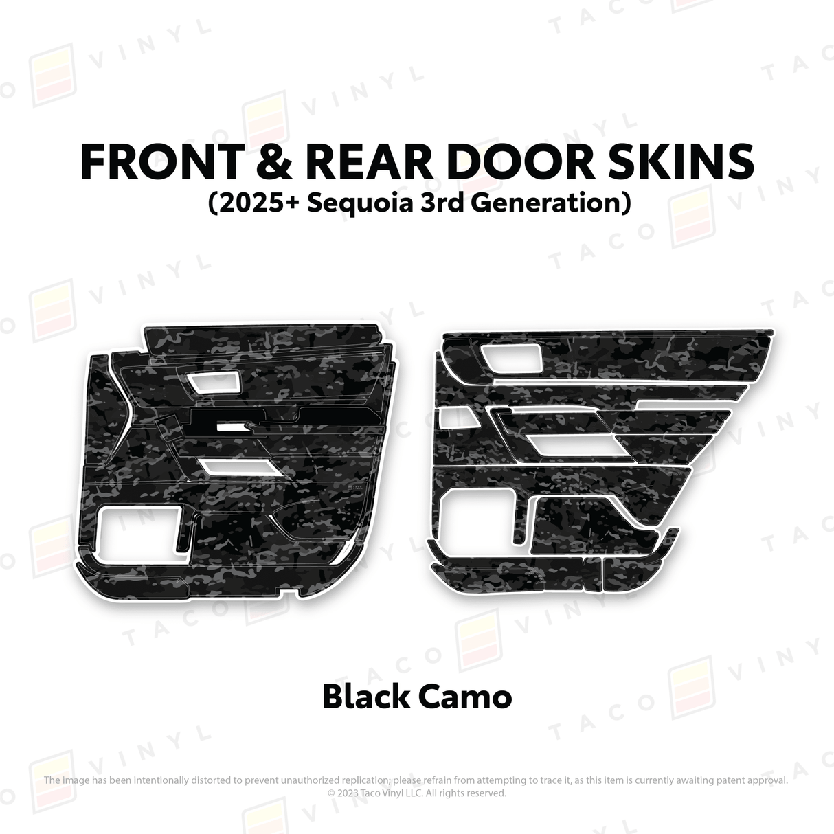 2023+ Sequoia Door Skins - Xtrusion Overland