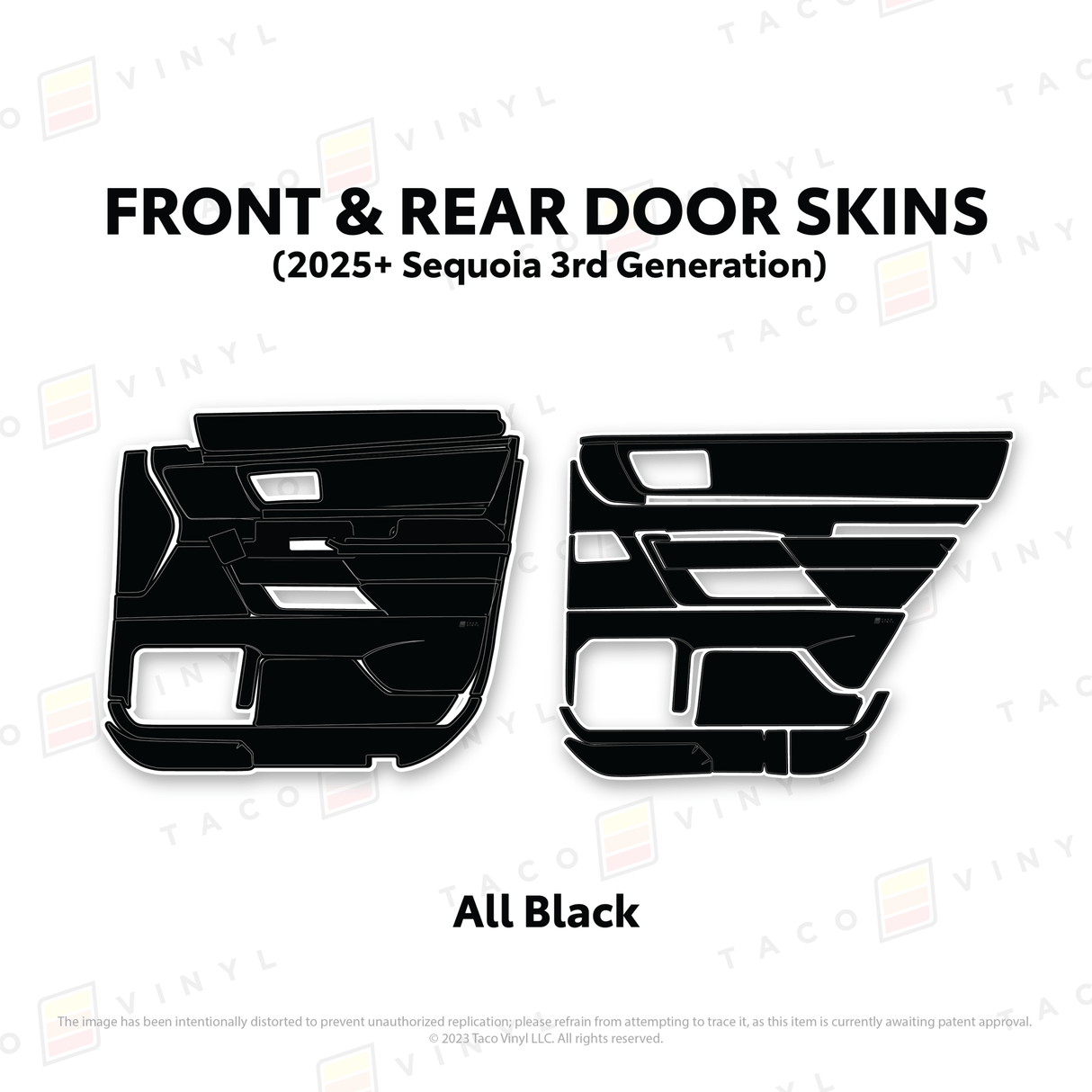 2023+ Sequoia Door Skins - Xtrusion Overland