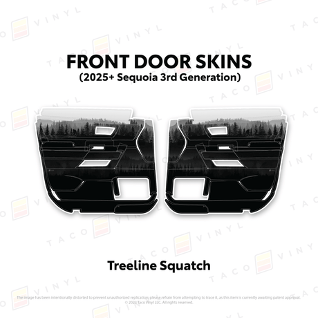 2023+ Sequoia Door Skins - Xtrusion Overland