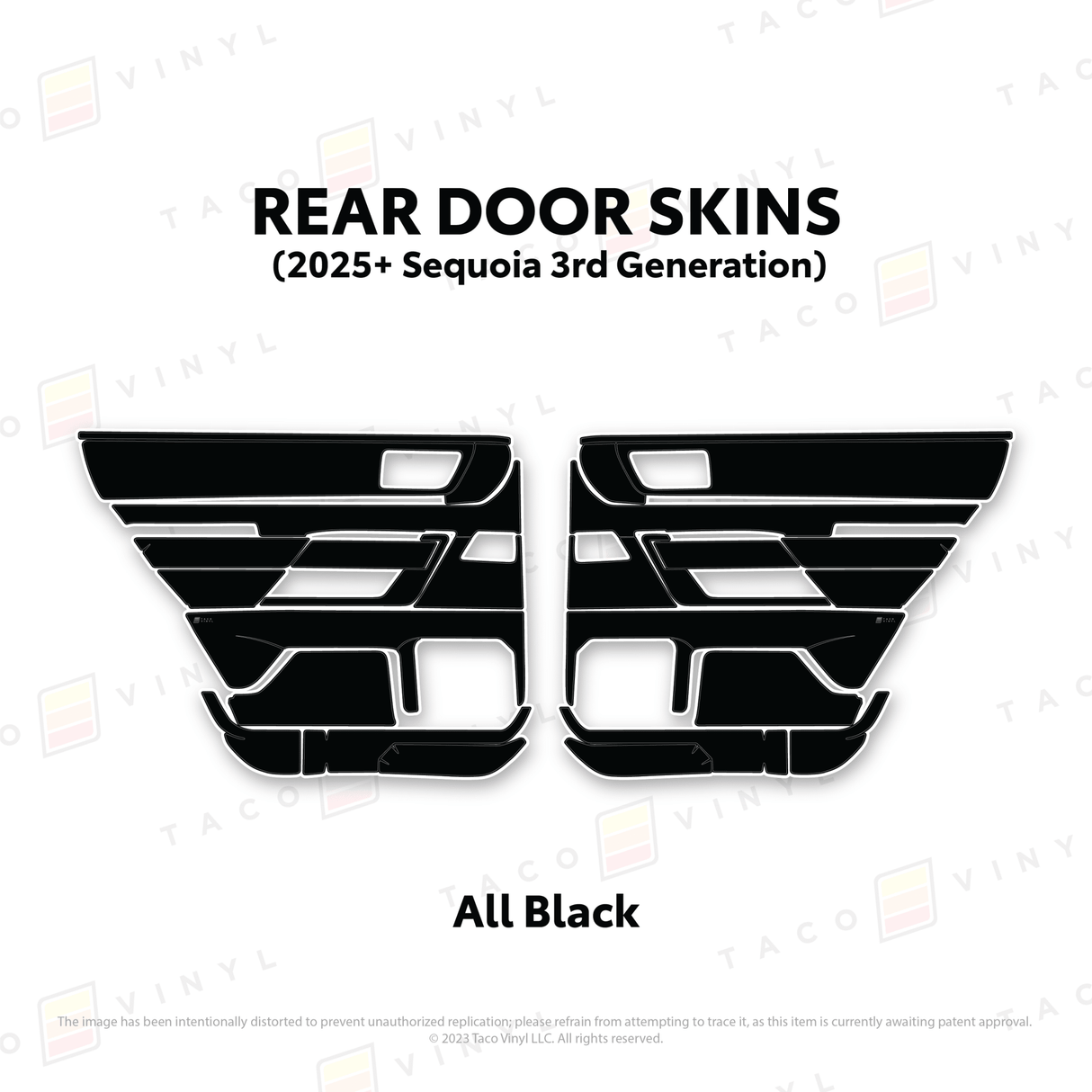 2023+ Sequoia Door Skins - Xtrusion Overland