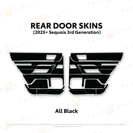 2023+ Sequoia Door Skins - Xtrusion Overland