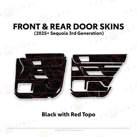 2023+ Sequoia Door Skins - Xtrusion Overland