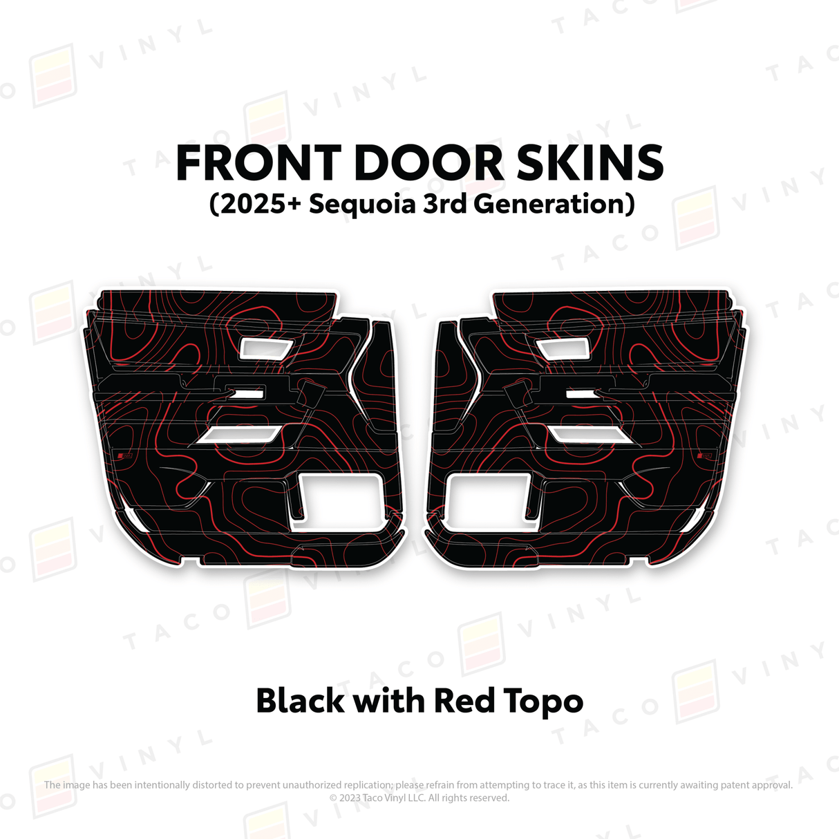 2023+ Sequoia Door Skins - Xtrusion Overland
