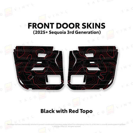 2023+ Sequoia Door Skins - Xtrusion Overland