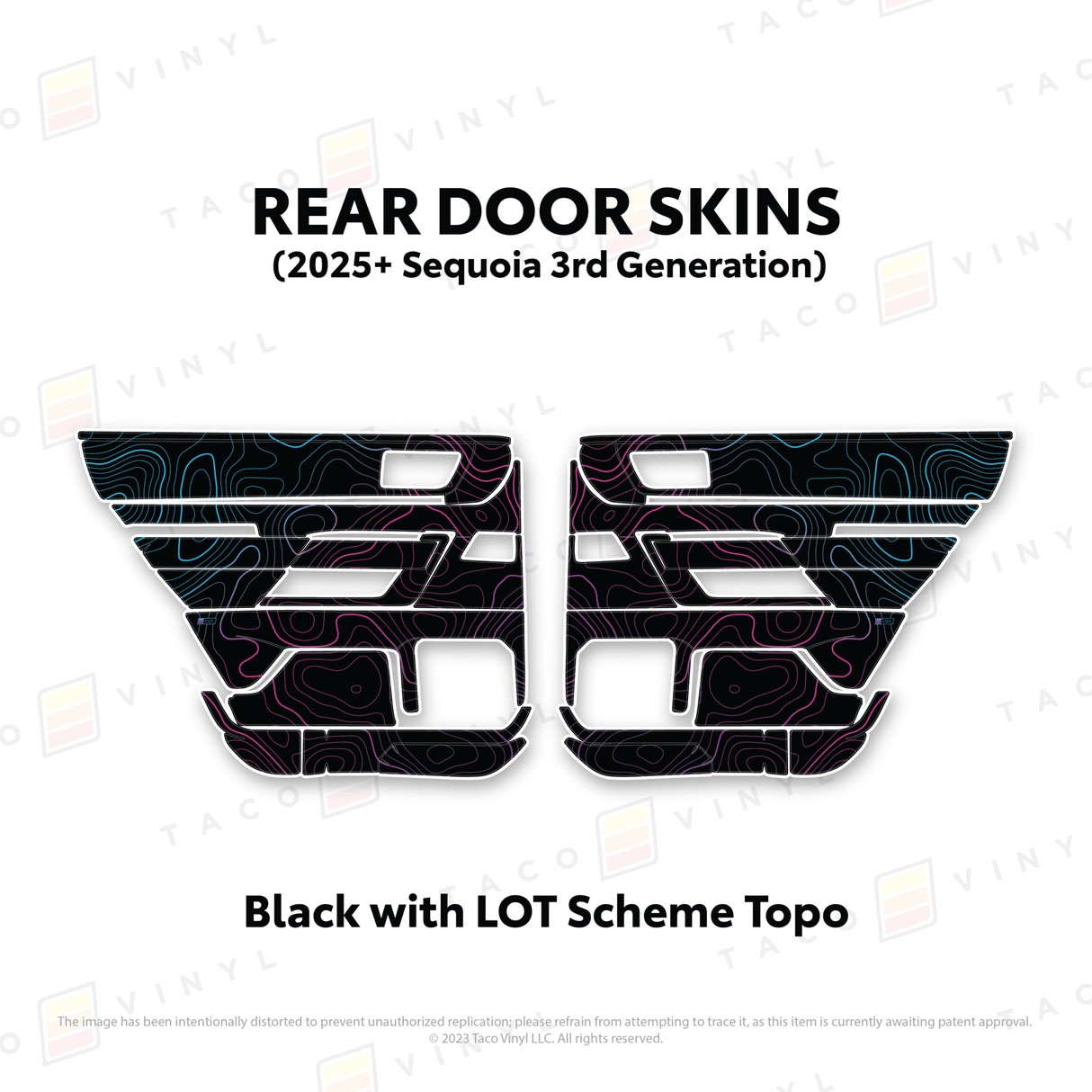 2023+ Sequoia Door Skins - Xtrusion Overland