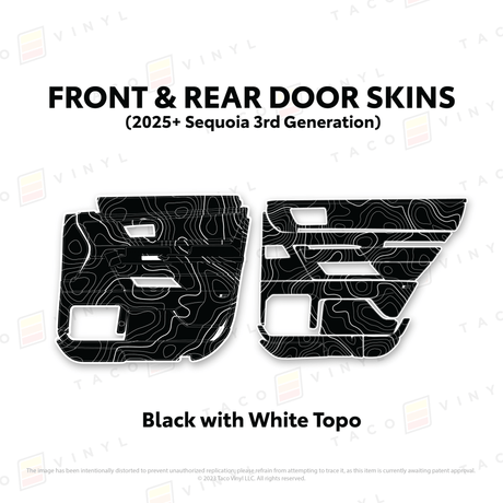 2023+ Sequoia Door Skins - Xtrusion Overland