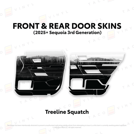 2023+ Sequoia Door Skins - Xtrusion Overland