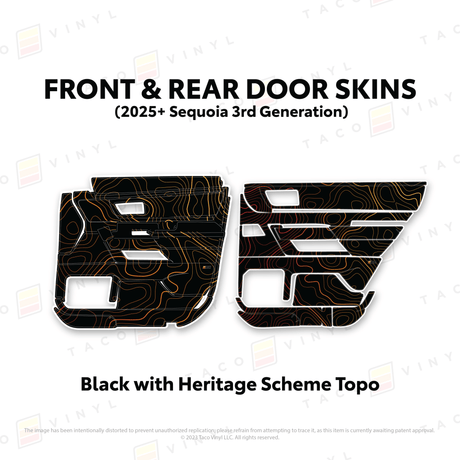 2023+ Sequoia Door Skins - Xtrusion Overland