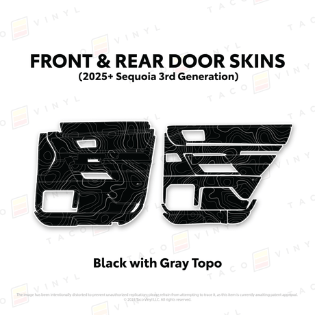 2023+ Sequoia Door Skins - Xtrusion Overland