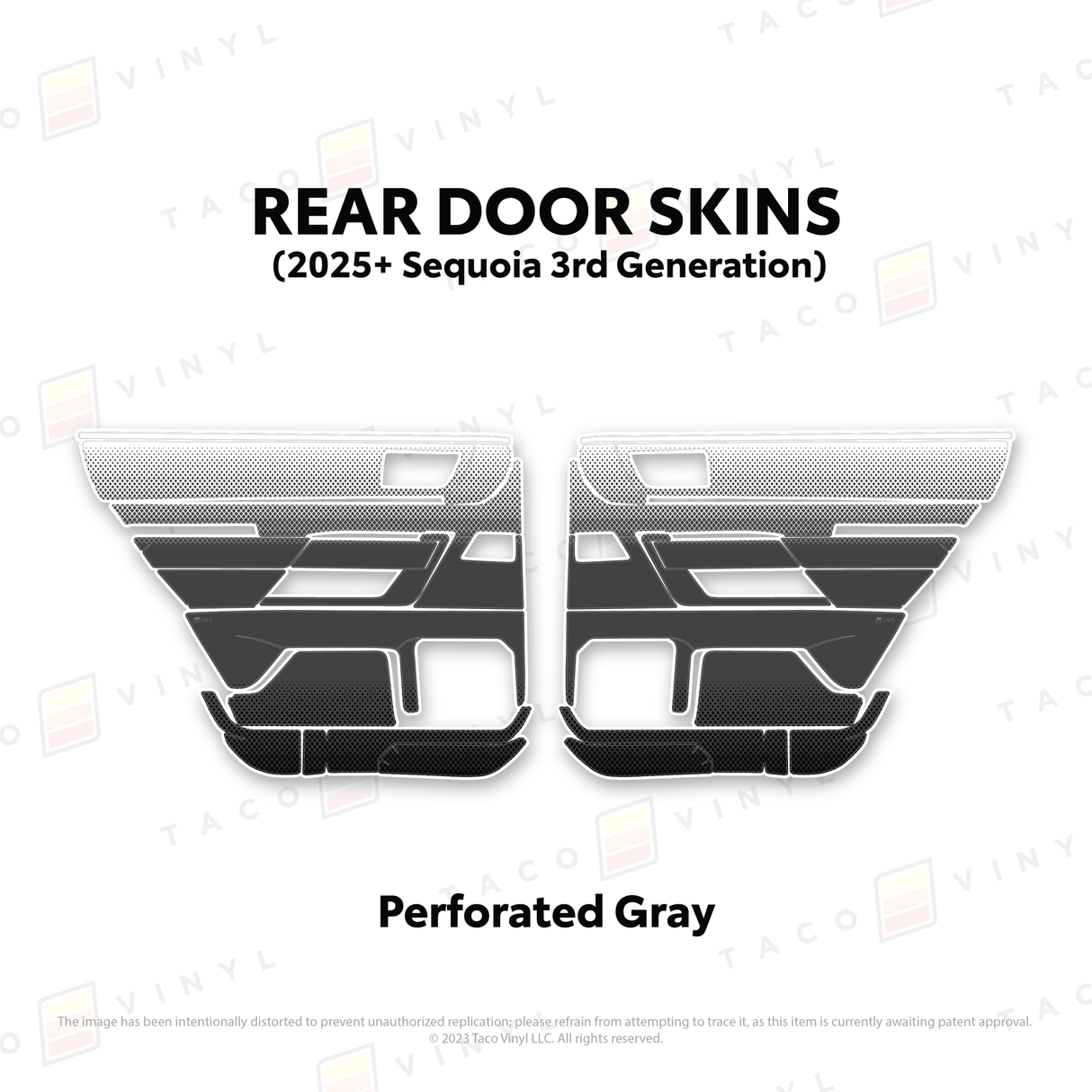 2023+ Sequoia Door Skins - Xtrusion Overland