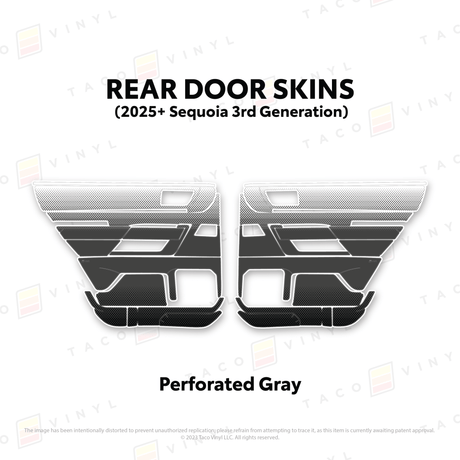 2023+ Sequoia Door Skins - Xtrusion Overland