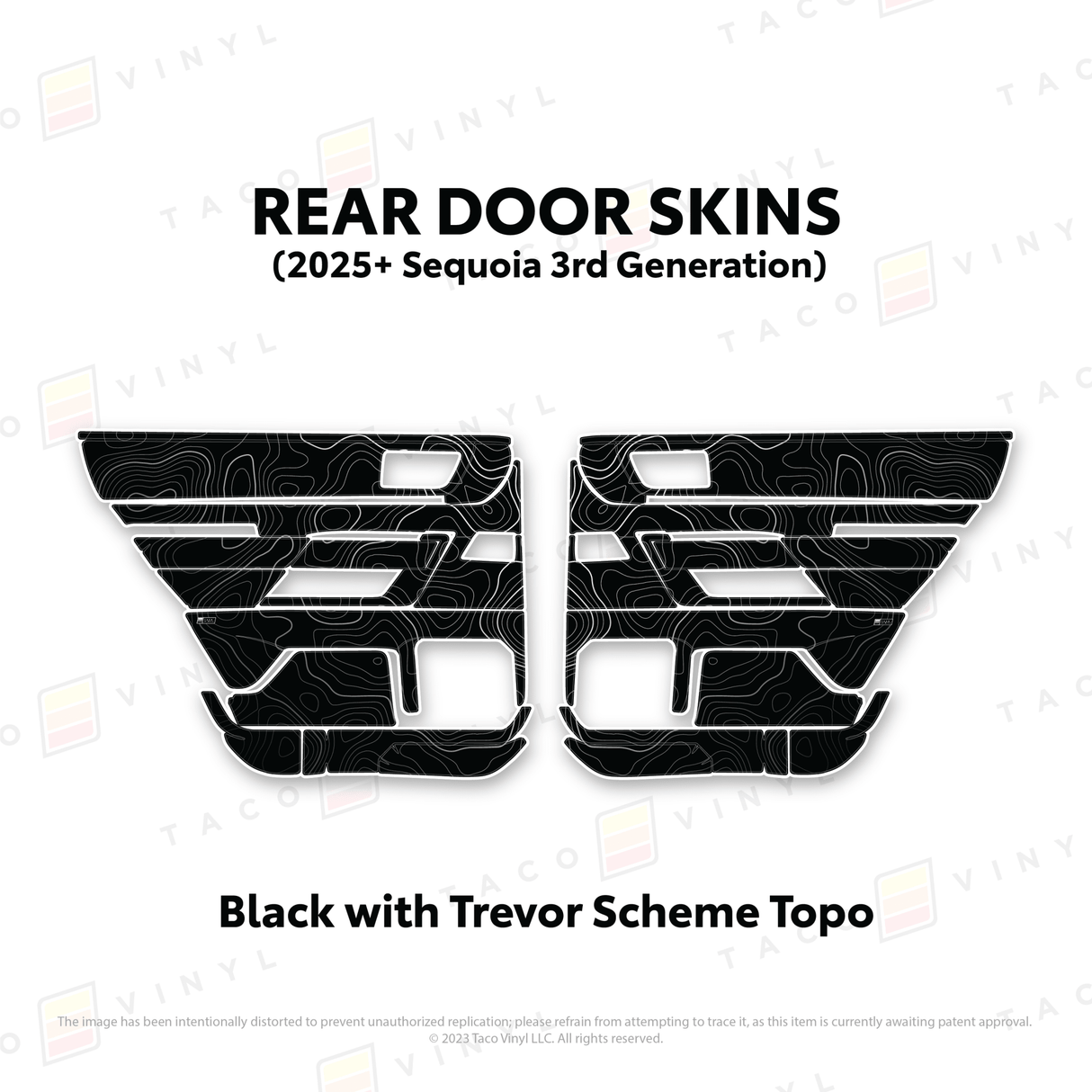 2023+ Sequoia Door Skins - Xtrusion Overland