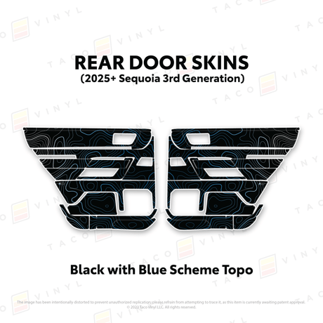 2023+ Sequoia Door Skins - Xtrusion Overland