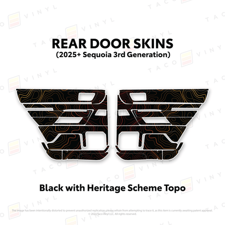 2023+ Sequoia Door Skins - Xtrusion Overland