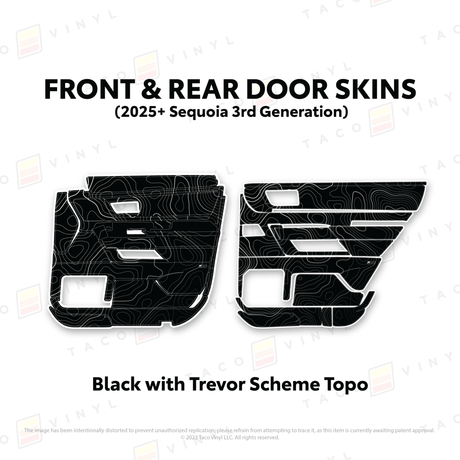 2023+ Sequoia Door Skins - Xtrusion Overland