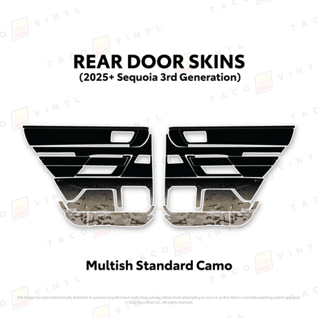 2023+ Sequoia Door Skins - Xtrusion Overland