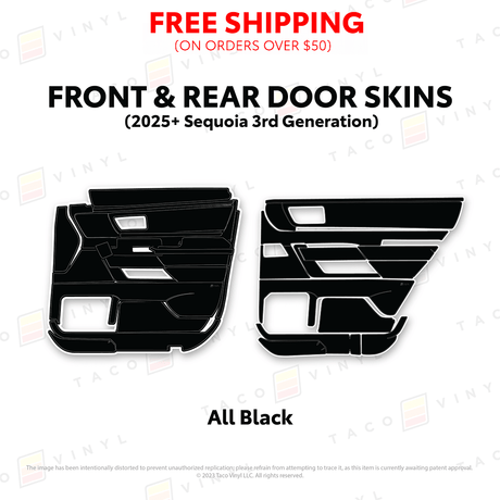 2023+ Sequoia Door Skins - Xtrusion Overland