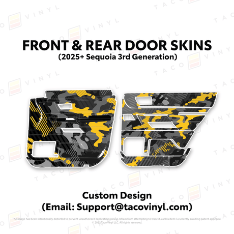 2023+ Sequoia Door Skins - Xtrusion Overland
