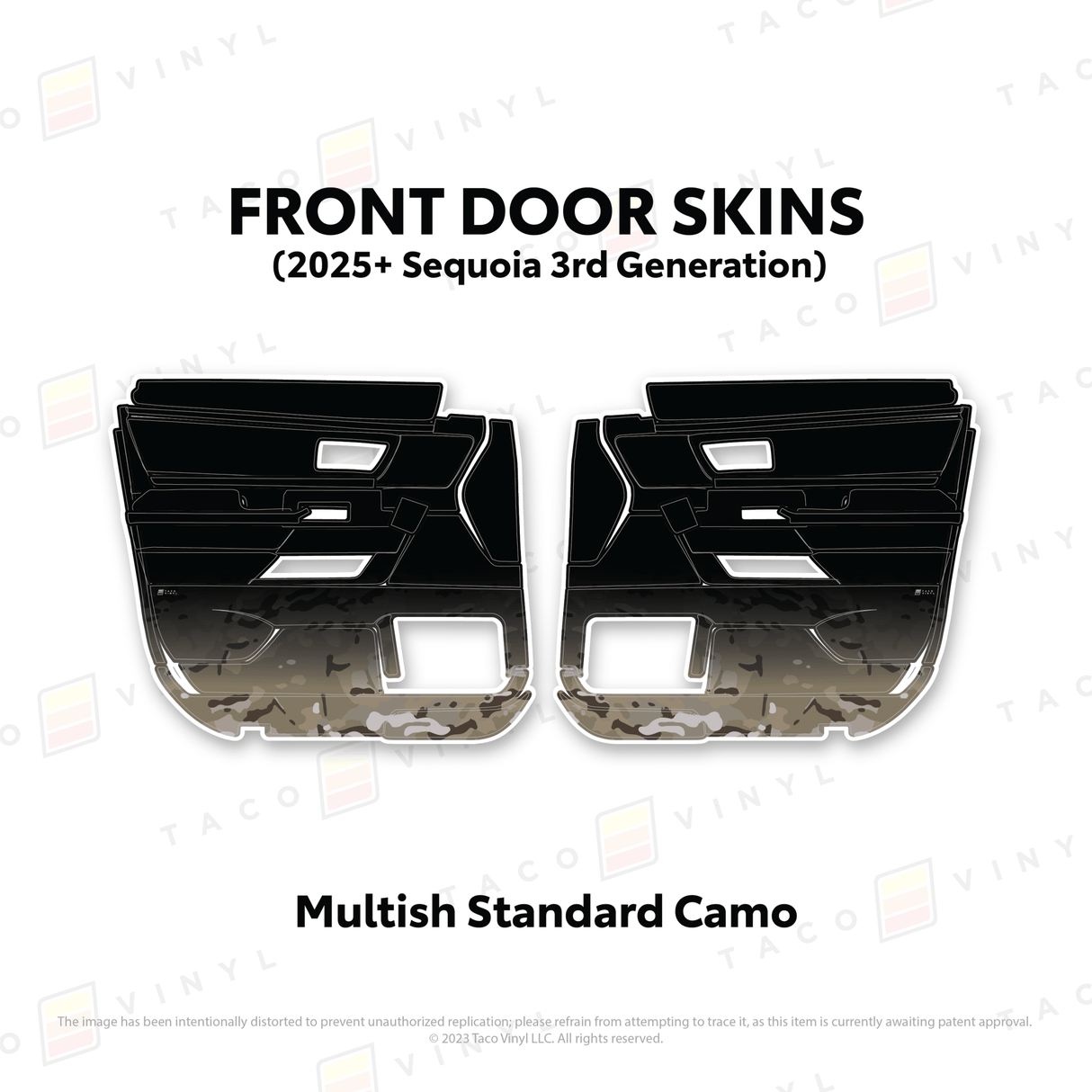 2023+ Sequoia Door Skins - Xtrusion Overland