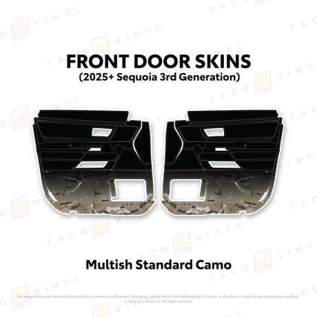 2023+ Sequoia Door Skins - Xtrusion Overland