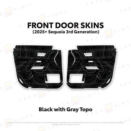 2023+ Sequoia Door Skins - Xtrusion Overland