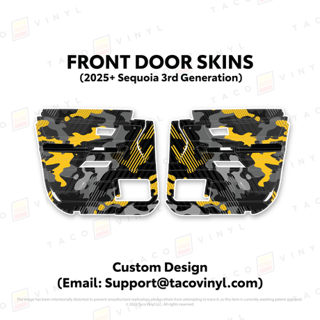 2023+ Sequoia Door Skins - Xtrusion Overland