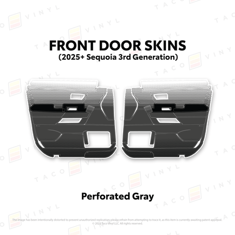 2023+ Sequoia Door Skins - Xtrusion Overland