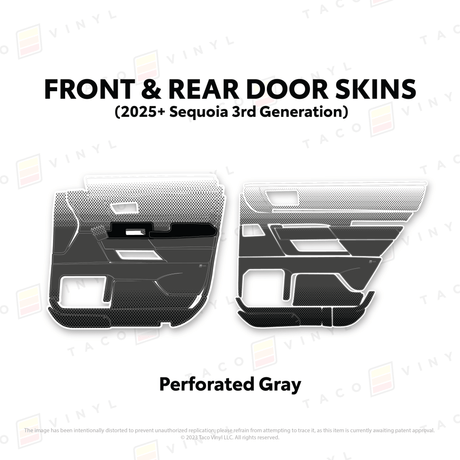 2023+ Sequoia Door Skins - Xtrusion Overland