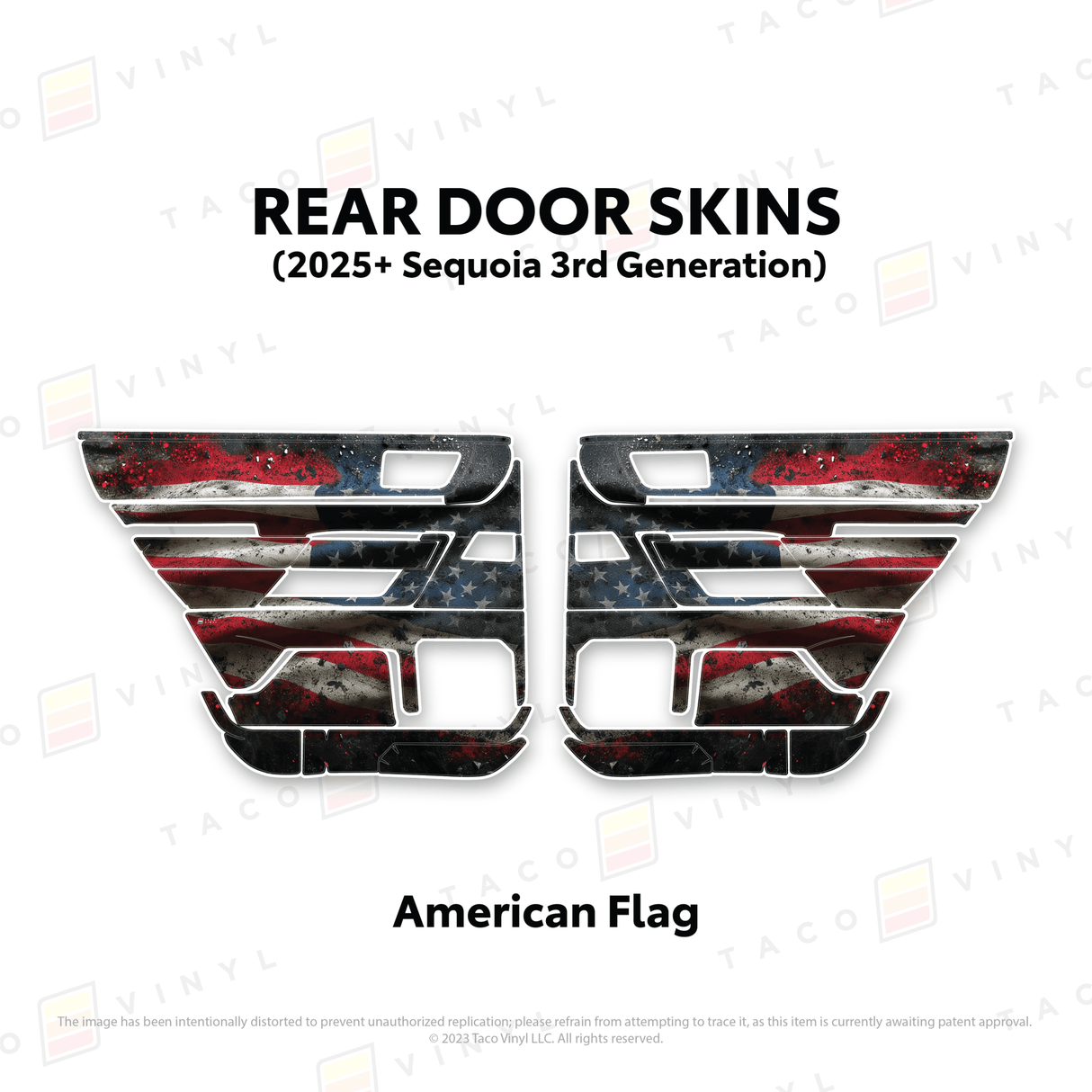 2023+ Sequoia Door Skins - Xtrusion Overland