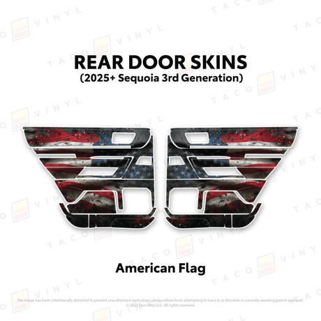 2023+ Sequoia Door Skins - Xtrusion Overland