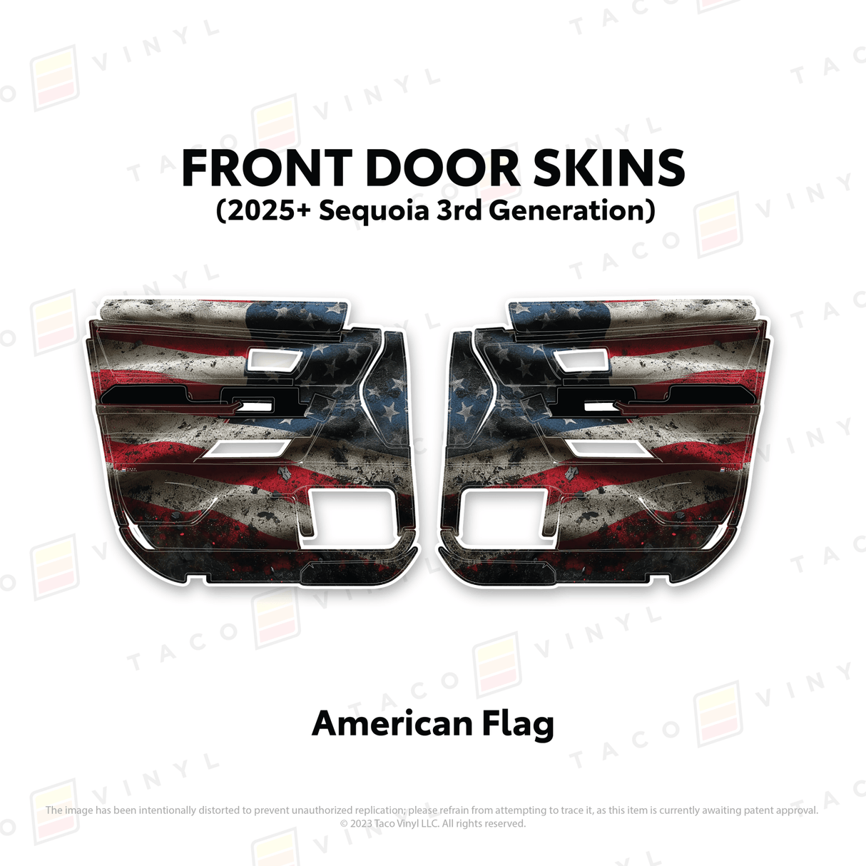 2023+ Sequoia Door Skins - Xtrusion Overland