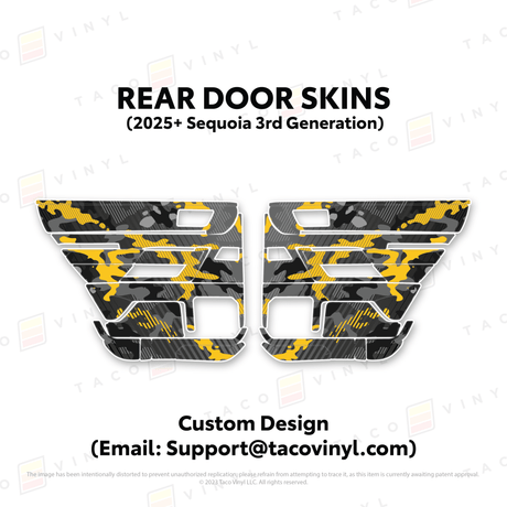 2023+ Sequoia Door Skins - Xtrusion Overland