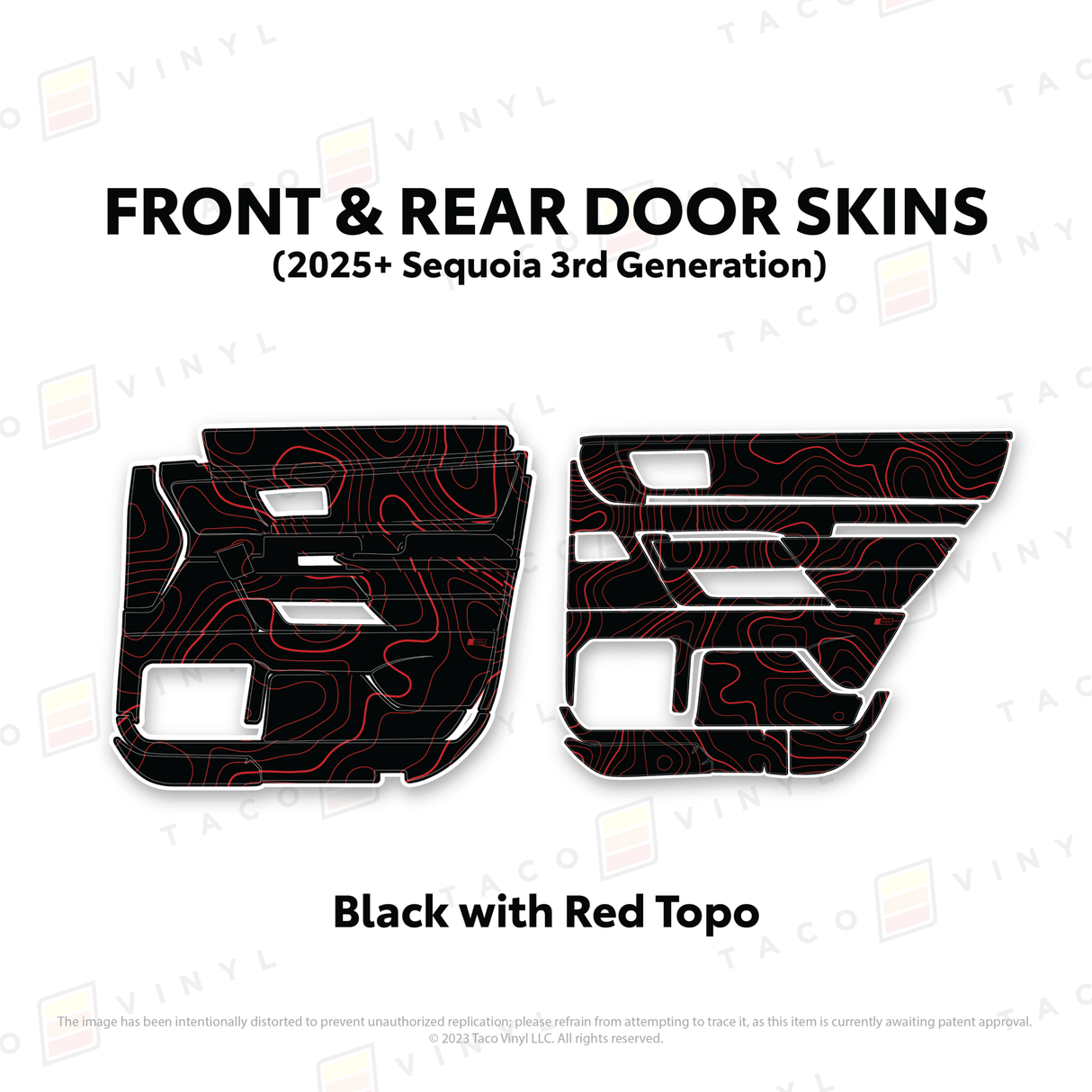 2023+ Sequoia Door Skins - Xtrusion Overland