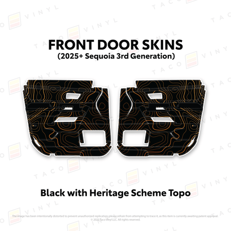 2023+ Sequoia Door Skins - Xtrusion Overland