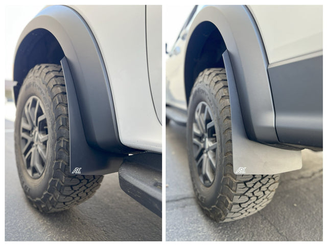 2024-2026 Ford Ranger Raptor TriXPoly Mid Mud Flaps - Xtrusion Overland