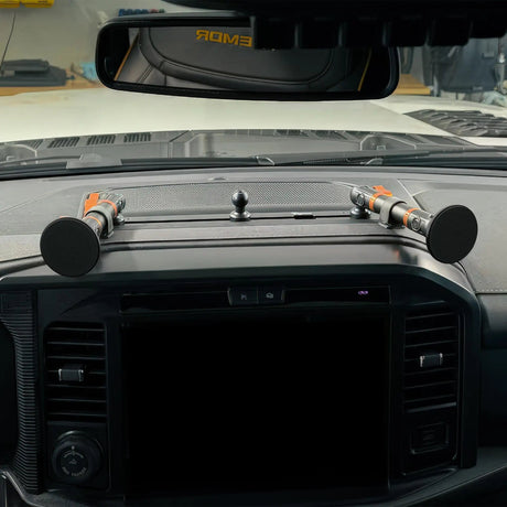 2024+ Ford F-150 (See Compatibility Info For Specific Year/Trim Fitment Details) Tackform Slim Track Dash Bracket - Xtrusion Overland