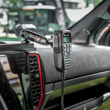 2024+ Ford Ranger Tackform Slim Track Dash Bracket With 20LITE Phone Mount - Xtrusion Overland