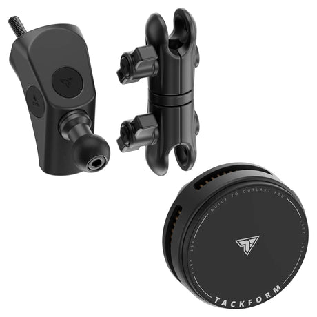 2024+ Jeep JL, Gladiator, and 4XE LINK™ Grab Handle Mount With Qi2.2/MagSafe Charging & Cooling Phone Holder | 3.5" Arm - Xtrusion Overland