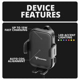 2024+ Jeep Wrangler JL & Gladiator JT (Not Compatible With 4xe) Tackform Slim Track Dash Bracket With MagSafe Charging Phone Mount | Passenger Side - Xtrusion Overland